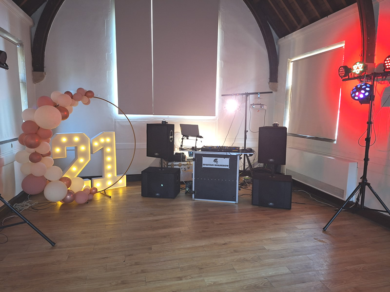 Spartan Roadshow - 21st Birthday setup